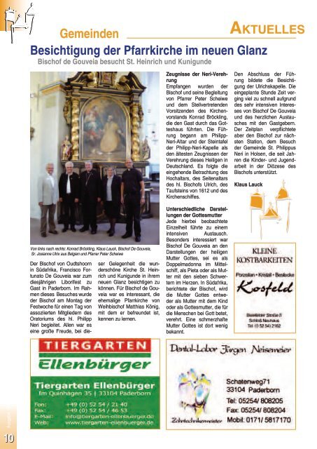 In dieser Ausgabe - Kath. Kirchengemeinde St. Heinrich und ...