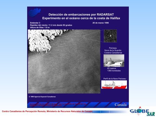 Imágenes SAR del océano y aplicaciones - GeoGratis