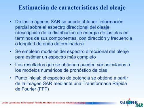 Imágenes SAR del océano y aplicaciones - GeoGratis