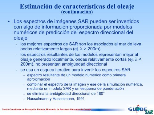 Imágenes SAR del océano y aplicaciones - GeoGratis