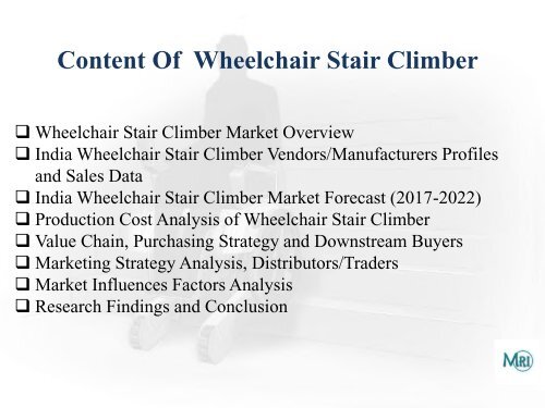 India Wheelchair Stair Climber Market Report