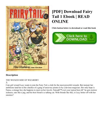 [PDF] Download Fairy Tail 1 Ebook | READ ONLINE