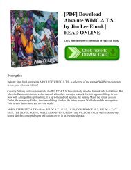 [PDF] Download Absolute WildC.A.T.S. by Jim Lee Ebook | READ ONLINE