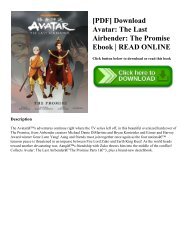 [PDF] Download Avatar: The Last Airbender: The Promise Ebook | READ ONLINE