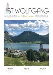 St. Wolfgang Magazin  2018