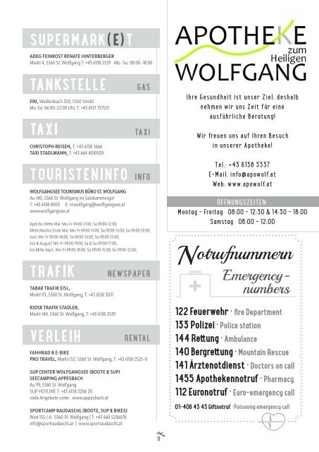 St. Wolfgang Magazin  2018