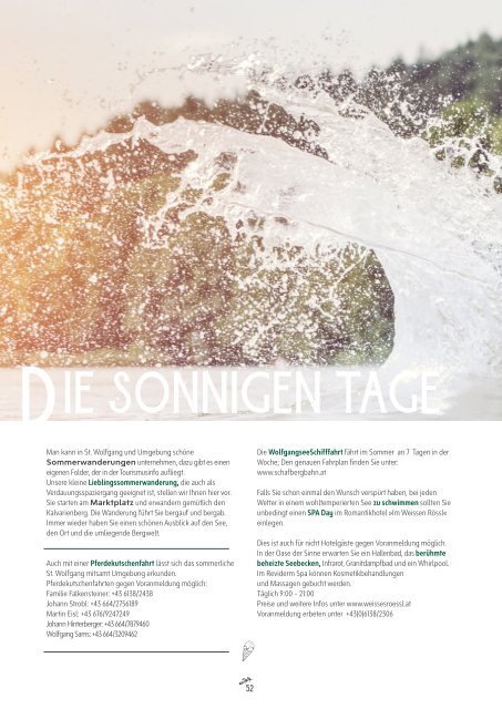 St. Wolfgang Magazin  2018