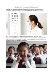 Chinese eye exercises