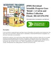 [PDF] Download Scientific Progress Goes 'Boink':  A Calvin and Hobbes Collection Ebook | READ ONLINE