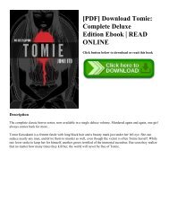 [PDF] Download Tomie: Complete Deluxe Edition Ebook | READ ONLINE