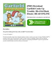 [PDF] Download Garfield Cooks Up Trouble: His 63rd Book Ebook | READ ONLINE