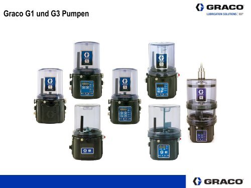 Unterschiede Graco G1+G3 Pumpen