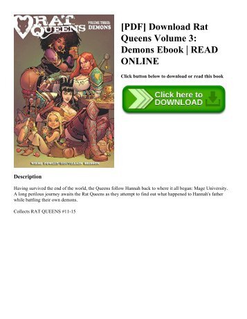 [PDF] Download Rat Queens Volume 3: Demons Ebook | READ ONLINE