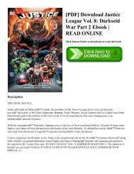 [PDF] Download Justice League Vol. 8: Darkseid War Part 2 Ebook | READ ONLINE