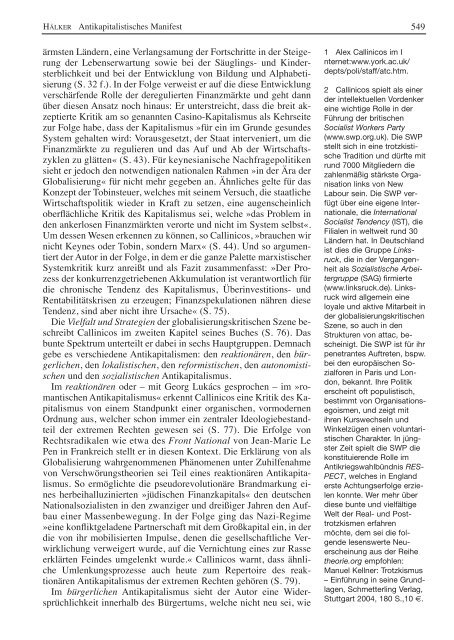 VorSatz Essay Kapitalismuskritik Gesellschaft - Rosa-Luxemburg ...
