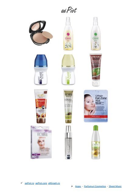 DETALII CUPRINS - PARFUMURI COSMETICE MAKE-UP ACCESORII REMEDII NATURISTE PROMOȚII CATALOG