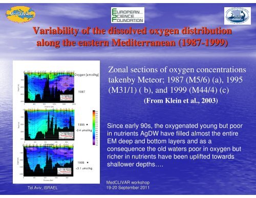 The last 30-year thermohaline variability in the ... - Medclivar