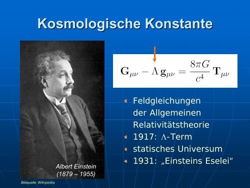Einsteins Universum Artikel von 2005