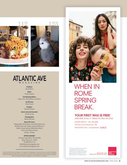 Atlantic Ave Magazine April 2018