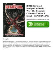 [PDF] Download Deadpool by Daniel Way: The Complete Collection Volume 3 Ebook | READ ONLINE