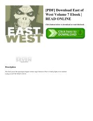 [PDF] Download East of West Volume 7 Ebook | READ ONLINE