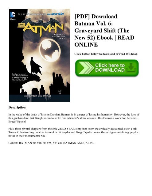 Batman New 52 Pdf