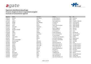 Registrierte Identifikationsbeauftragte Personne chargée ... - Kavallo