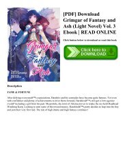 [PDF] Download Grimgar of Fantasy and Ash (Light Novel) Vol. 3 Ebook READ ONLINE