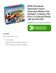 [PDF] Download Superman Classic: Superman Phonics Fun (Includes 12 Books) (My First I Can Read) Ebook | READ ONLINE