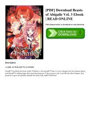[PDF] Download Beasts of Abigaile Vol. 3 Ebook | READ ONLINE