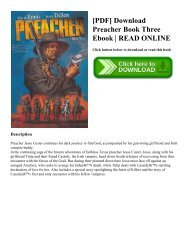 [PDF] Download Preacher Book Three Ebook | READ ONLINE