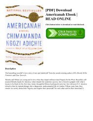 [PDF] Download Americanah Ebook | READ ONLINE
