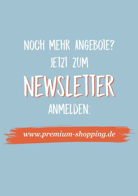 Premium Shopping Booklet Q2 2018