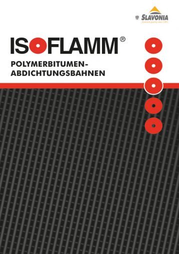Isoflamm® Polymerbitumen-Abdichtungsbahnen deutsch