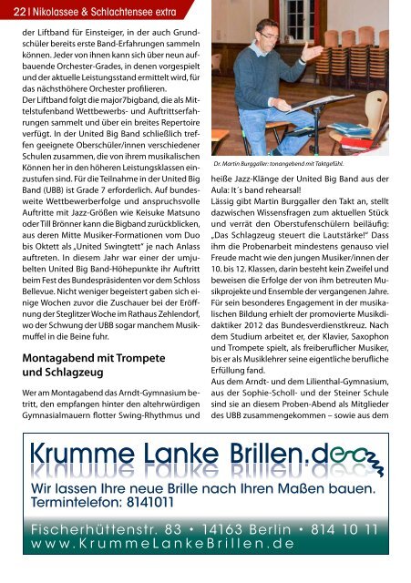 Nikolassee & Schlachtensee extra Nr. 6/2017