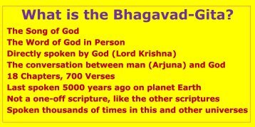 What is the Bhagavad-Gita?