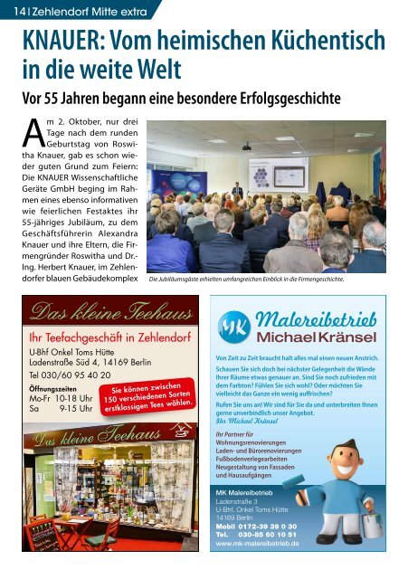 Zehlendorf Mitte extra Nr. 6/2017