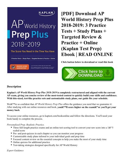 Ap world history practice test college board