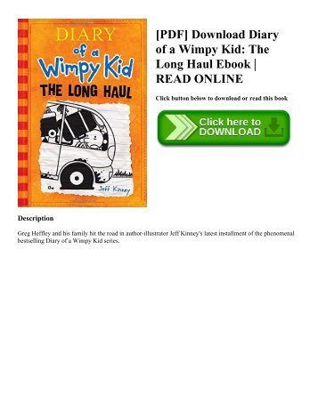 [PDF] Download Diary of a Wimpy Kid: The Long Haul Ebook | READ ONLINE