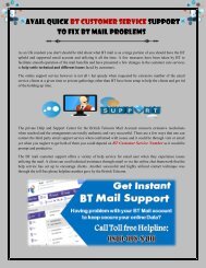 Avail Quick BT Customer Service Support to Fix BT Mail Problems