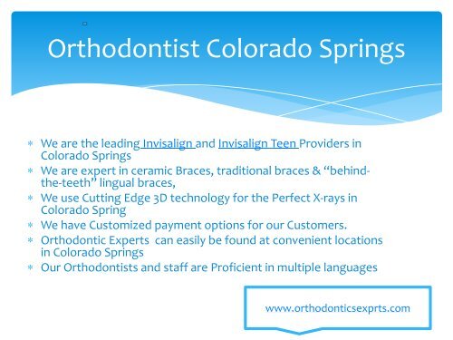 Best Invisalign in Colorado Springs