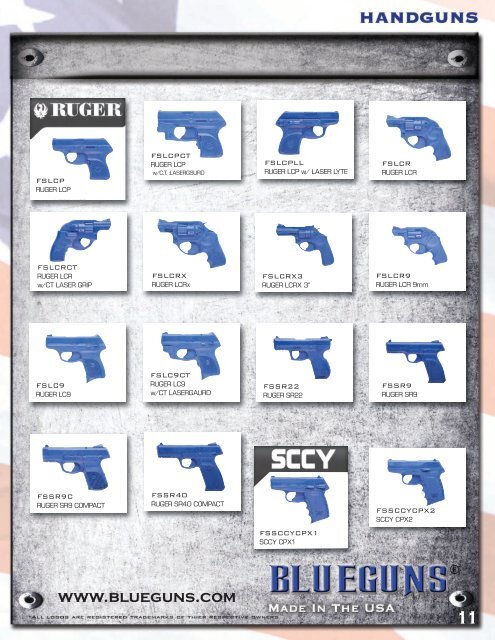 BLUEGUNS Catalogue