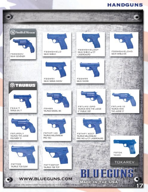 BLUEGUNS Catalogue