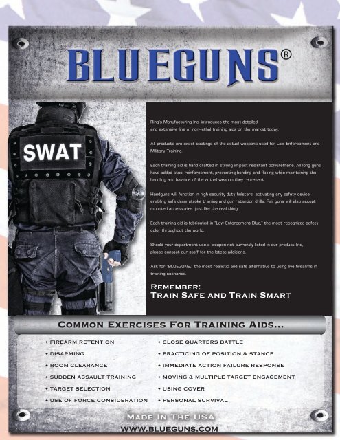 BLUEGUNS Catalogue