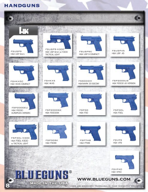 BLUEGUNS Catalogue