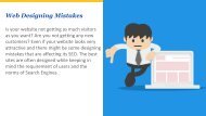 Web Designing Mistakes that affect your SEO