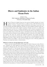 Dhows and Epidemics in the Indian Ocean Ports - SwahiliWeb