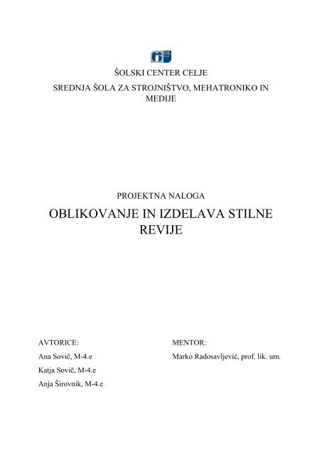 seminarska naloga - matura_stilna revija_2018