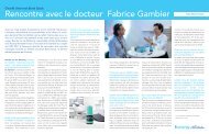 Rencontre avec le docteur Fabrice Gambier