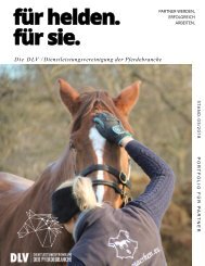 Leistungen der DLV für Trainer & Ausbilder in der Pferdebranche